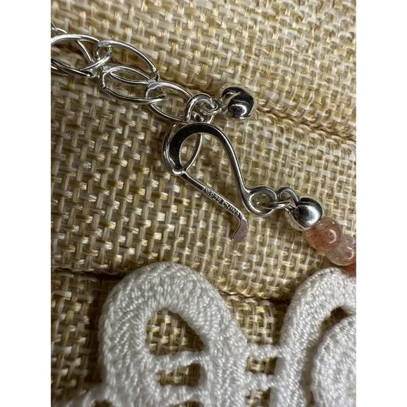 Jay King DTR Desert Rose Trading Sterling 925 Sunstone Turquoise Beaded Necklace - Picture 5 of 8